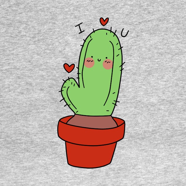 I Heart U Cactus by saradaboru